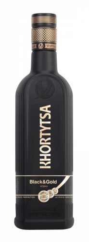 Khortytsa "Black&Gold" Vodka 1L 40%