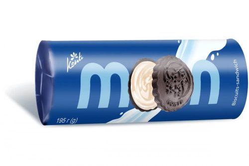 Konti MOON szendvics süti tejes krémmel 195g