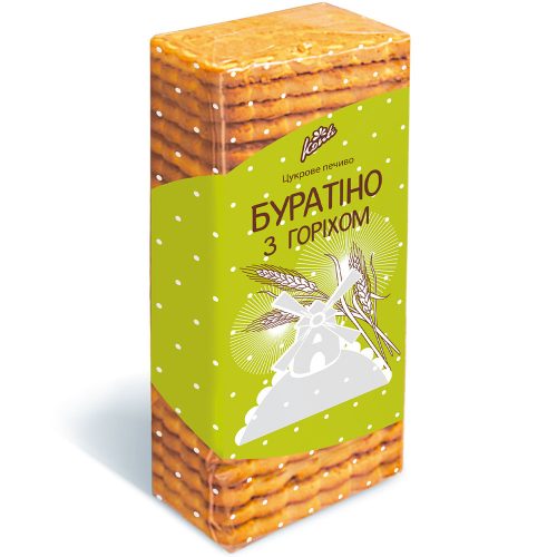 Konti Pinokkió keksz dióval ízesítve 450g 