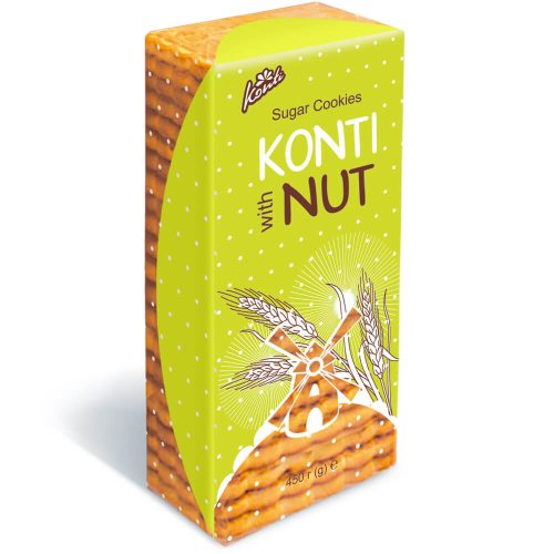Konti Cukorsüti diós ízesítésű 450g