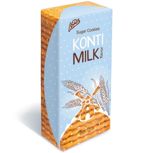 Konti Cukorsüti tejes ízesítéssel 450g