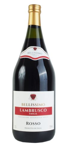 BELLISSIMO LAMBRUSCO IGT ROSSO 1,5 UB 7,5%